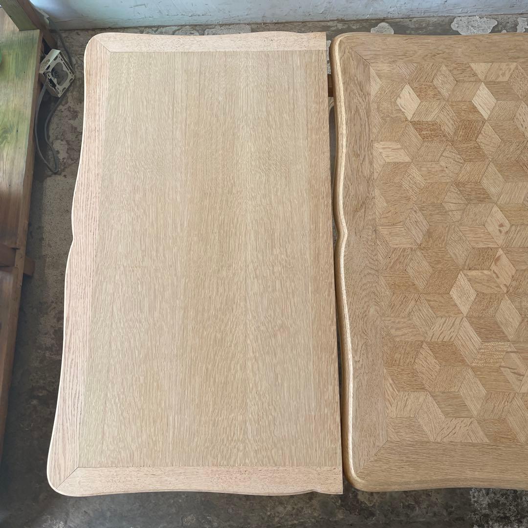 けんけんビンテージ エクステンションダイニングテーブル 剥離