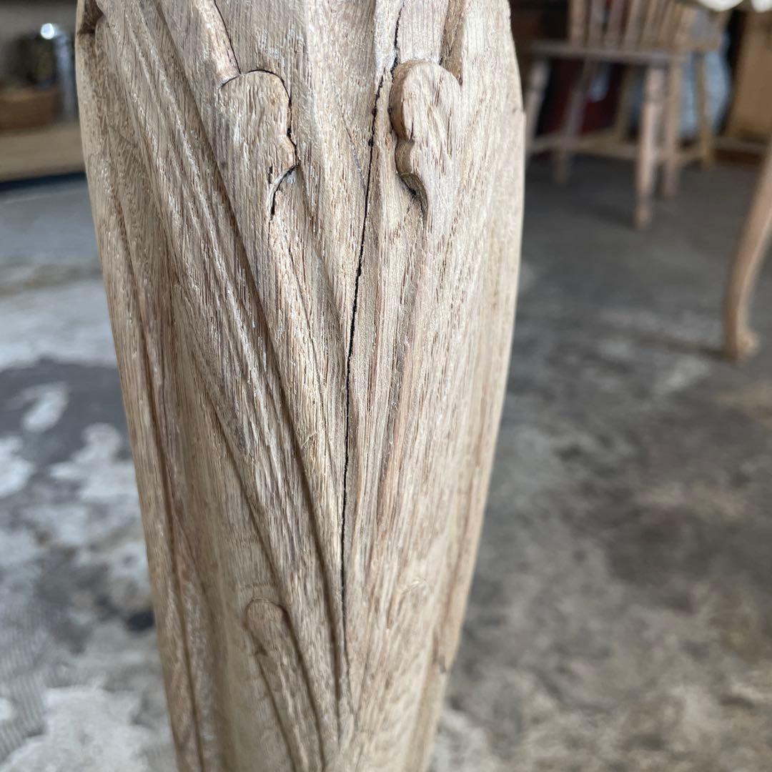 けんけんビンテージ エクステンションダイニングテーブル 剥離