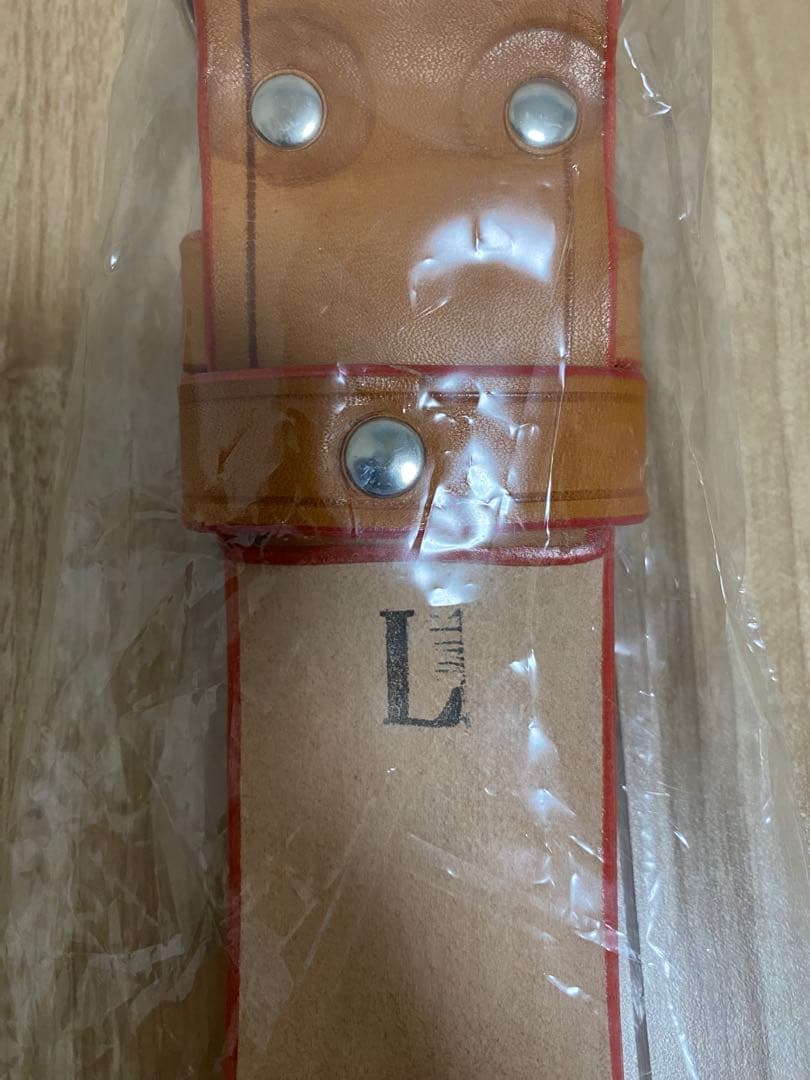 ★ウエサカ★　プレミアムウエイトリフティングベルト（1枚張り・シングルピン）　L