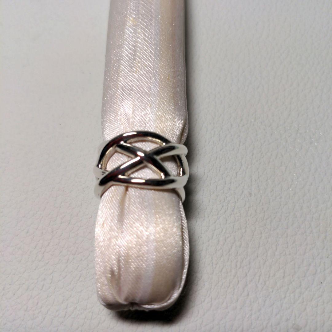 Tiffany & Co. シルバーリング 交差デザイン