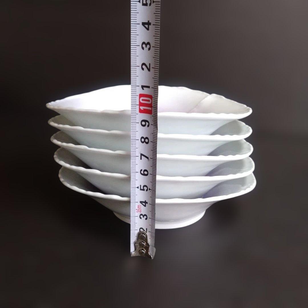 新品 有田焼 藤巻製陶 紫 小鉢５個 継ぎ合わせ 楕円形 取皿