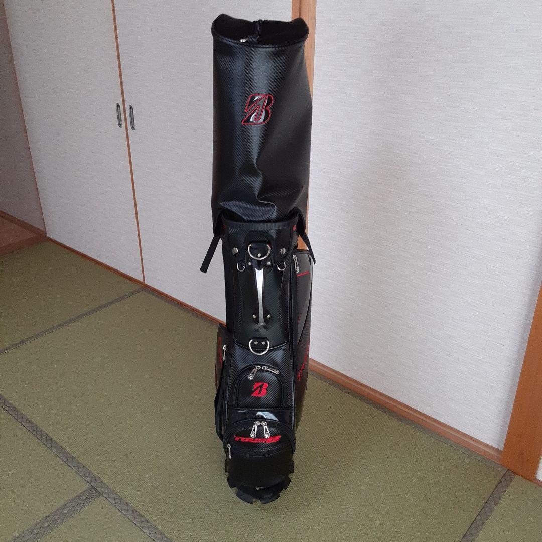 ブリヂストン TOUR B キャディバッグ 黒/赤