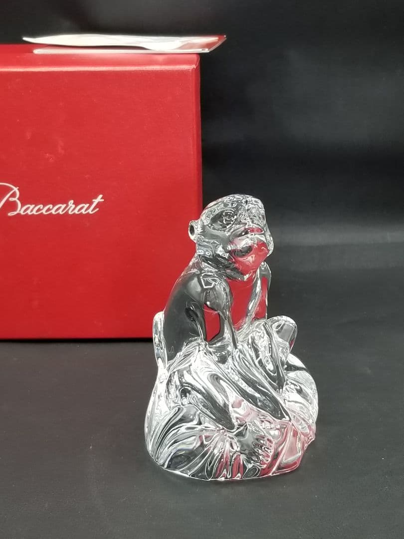 バカラ　干支　猿　置物