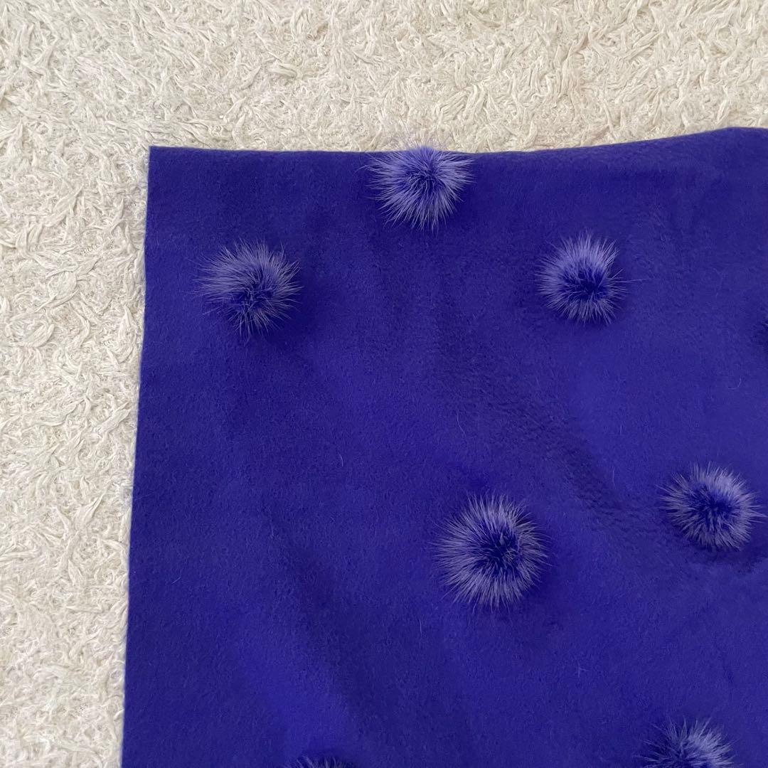 【美品】ロロピアーナ カシミヤ 100% マフラー パープル