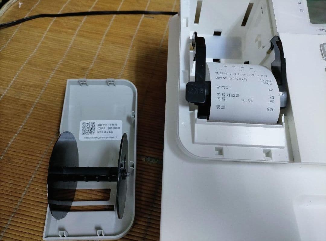 カシオレジスター　SE-G2　コンパクト　人気機種　 感熱紙　250101