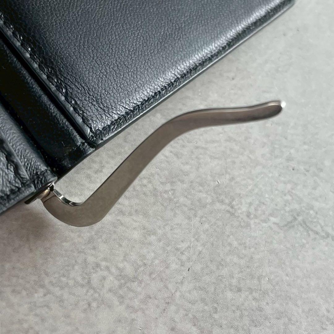 【未使用級】バレンシアガ マネークリップ エブリデイ シンプル クロコ