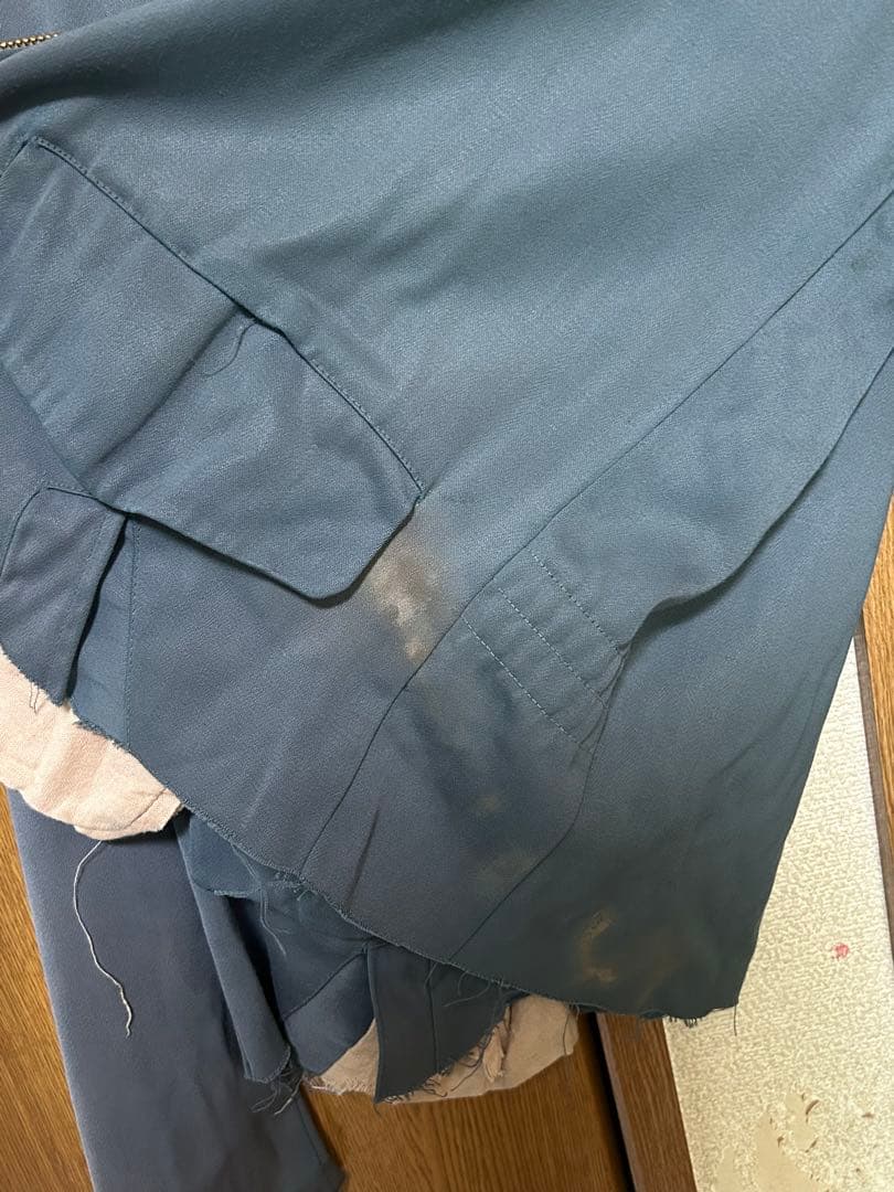 へ*ん様 50s 60s rayon gabardine jacket 襤褸