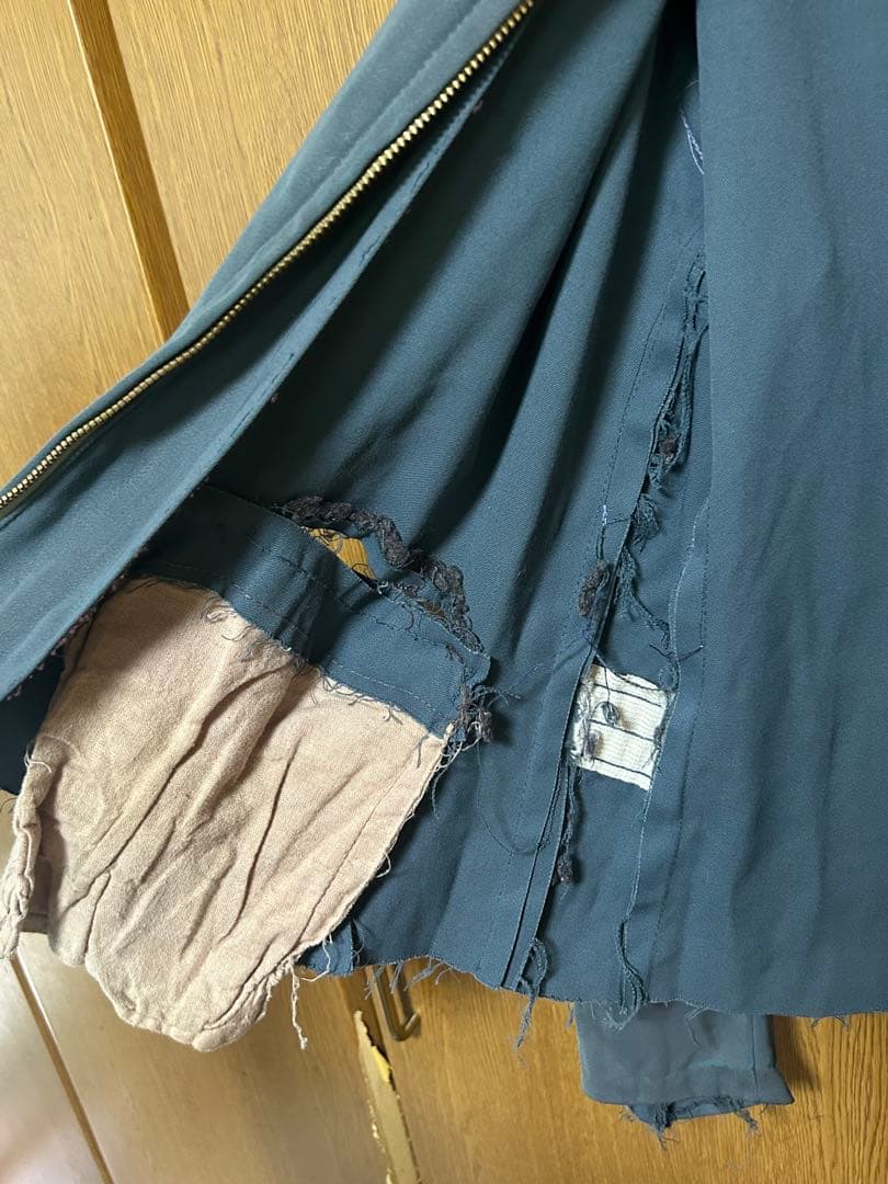 へ*ん様 50s 60s rayon gabardine jacket 襤褸