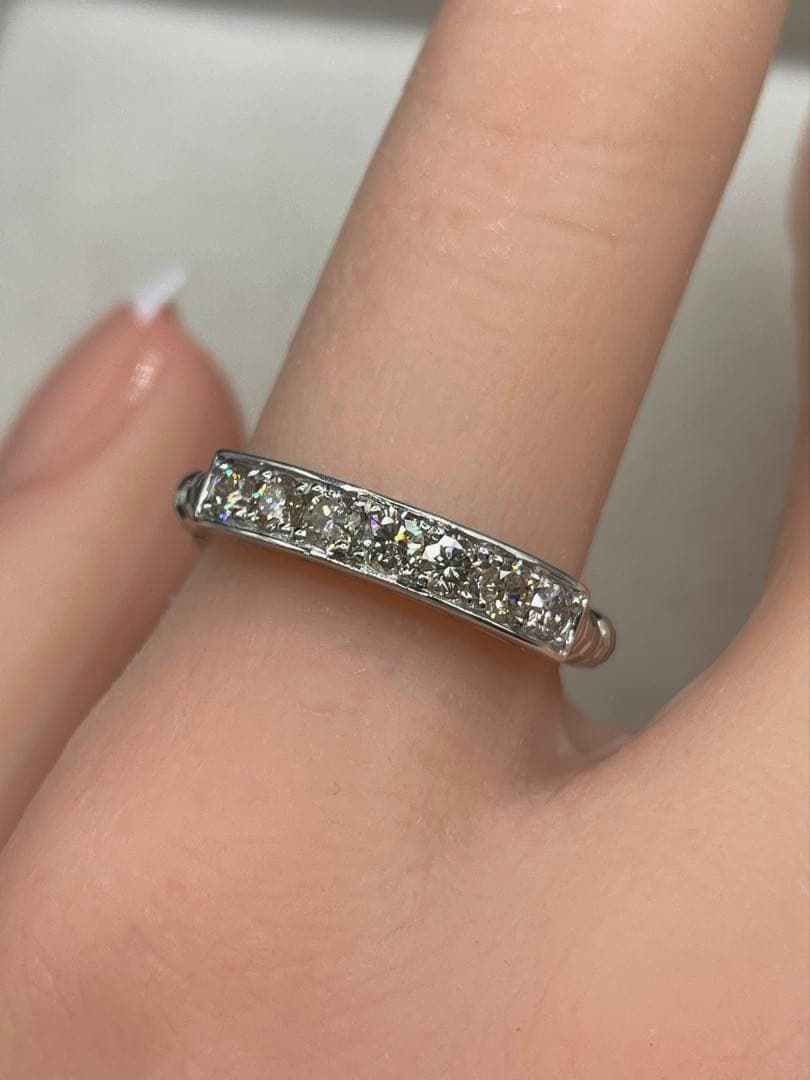 専用JL178★高級 ダイヤモンド0.5ct pt950 フリーサイズリング