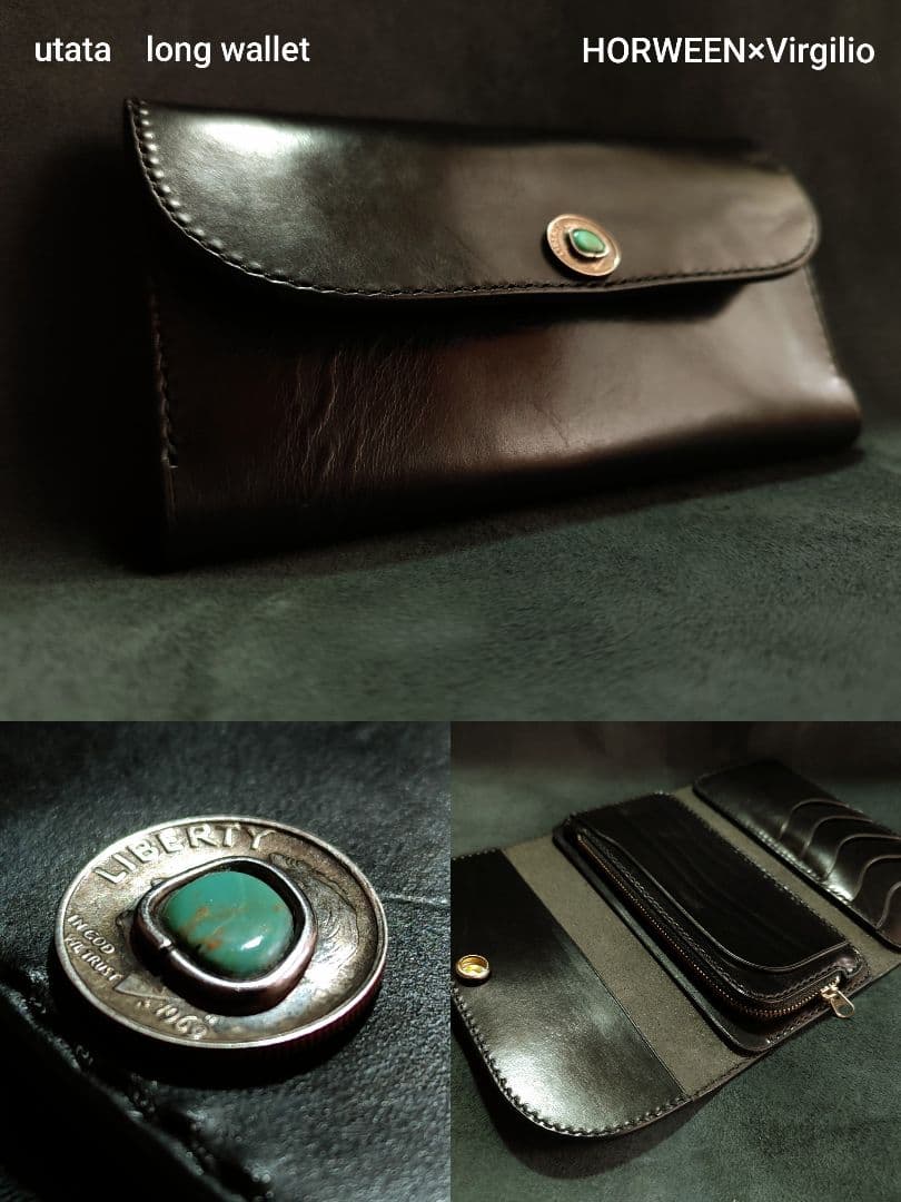 早いもの勝ち！HORWEEN×Virgilio ロングウォレット 三つ折り長財布