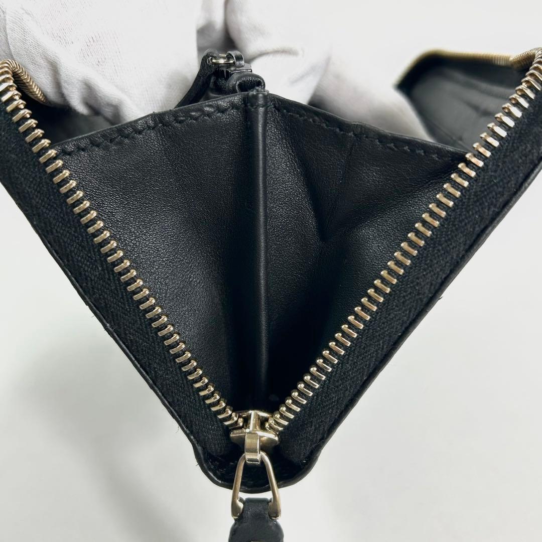 ✅【美品】 メンテ済み グッチ　GUCCI グッチシマ レザー 長財布　ブラック