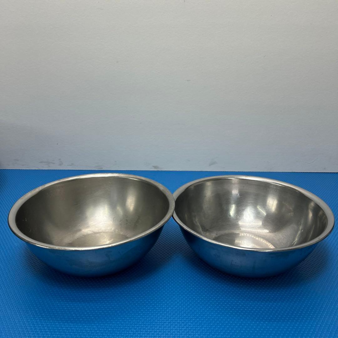 調理用ボウル12個セット　ステンレス　業務用　おまけザル1個付き