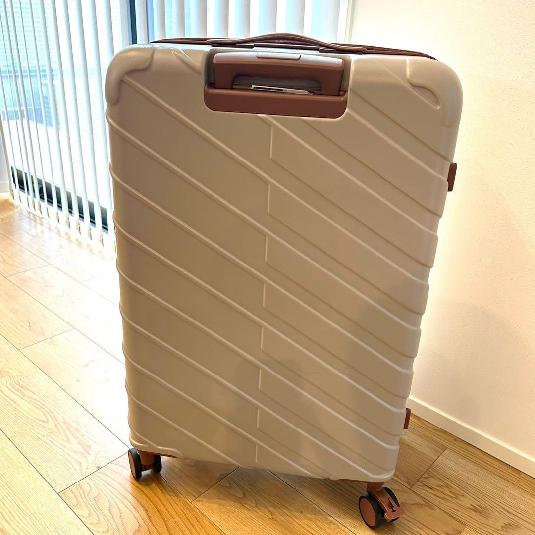 Lサイズ大型【スーツケース】キャリーバッグ ラテカラーツートーンカラー 女子旅