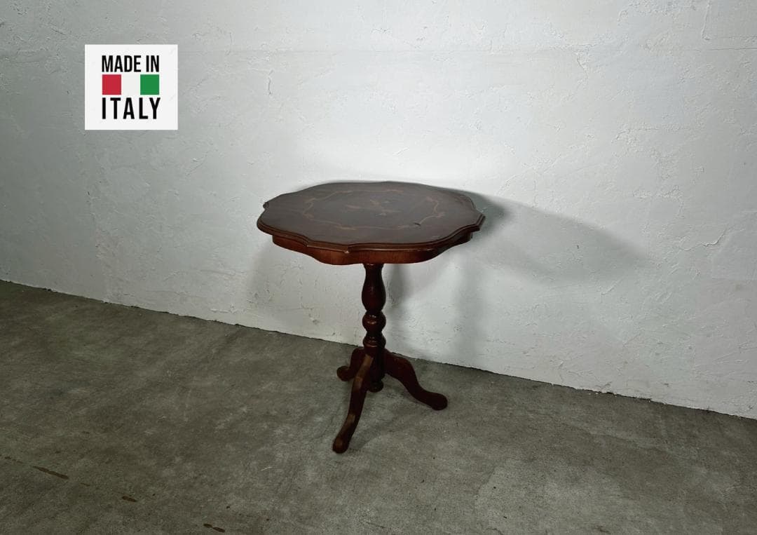 『イタリア製』サイドテーブル ナイトテーブル 花台 飾台 飾り台 RWcen36