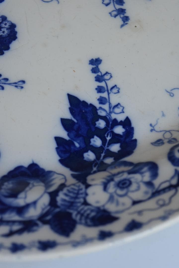 パンダ　クレイユモントロー 鈴蘭　ミュゲ　 オーバル皿