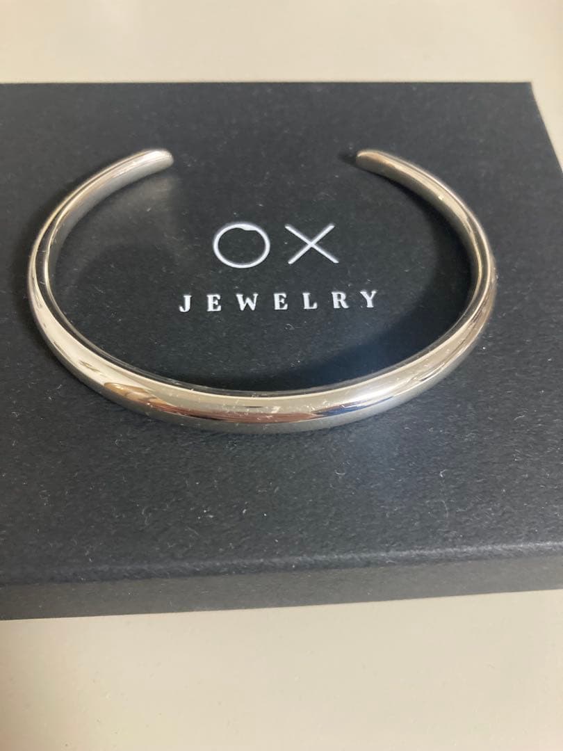 OX JEWELRY Silver Curve Bangle バングル MB