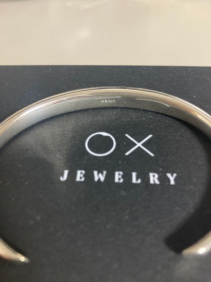 OX JEWELRY Silver Curve Bangle バングル MB