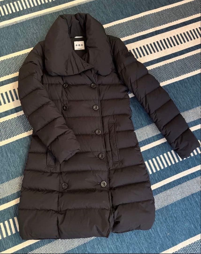 TATRAS ブラック ダウンジャケット ベルト付き