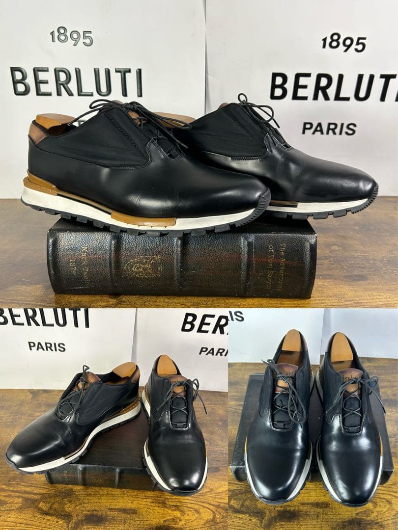 定価20万　Berluti ファストトラック グレーズド スニーカー 6.5