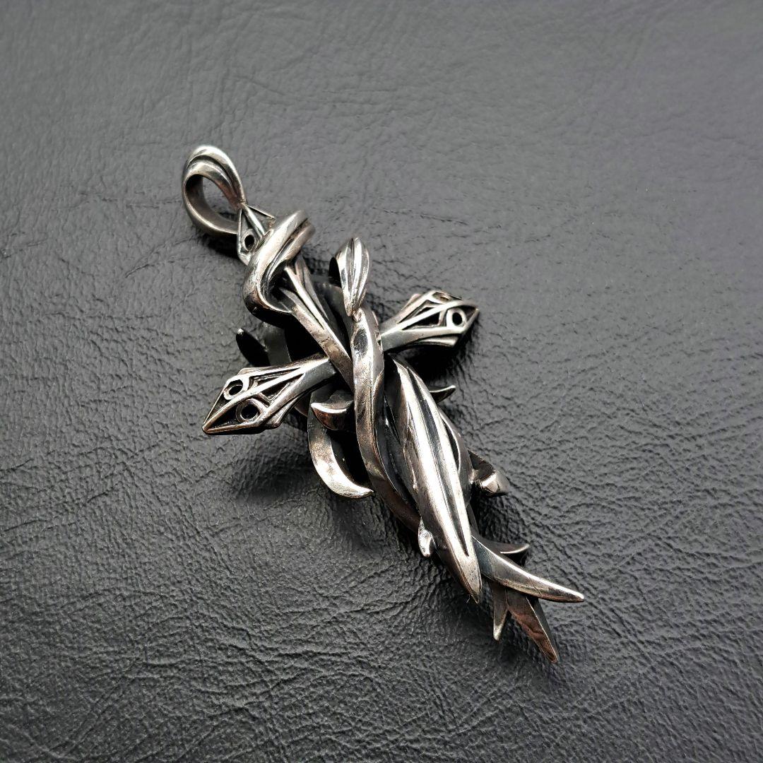 エムズコレクション ネックレス トップ ラージ クロス シャープ テンタクルス