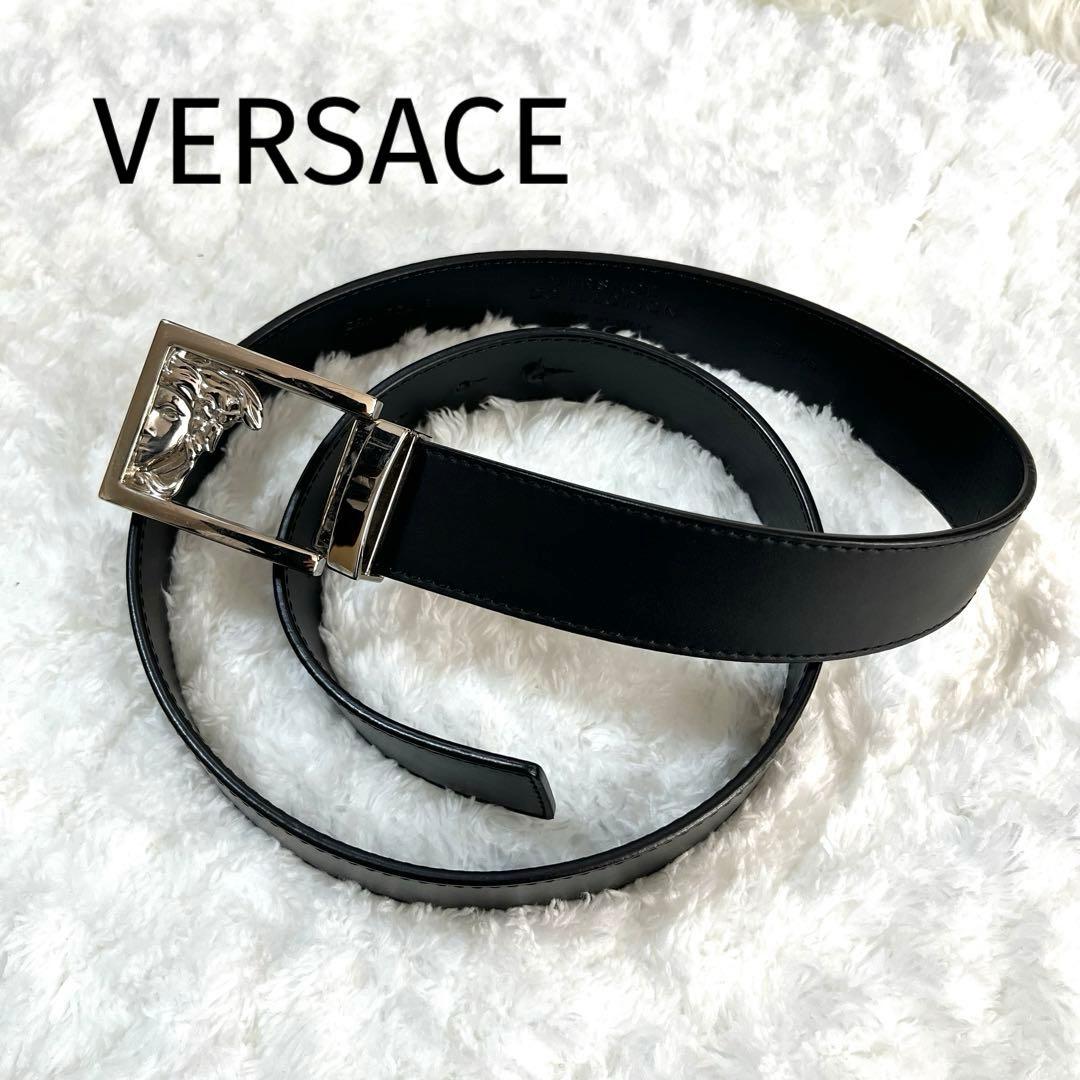 七五〇丸 ✨VERSACE ヴェルサーチ メデューサ ベルト レザー