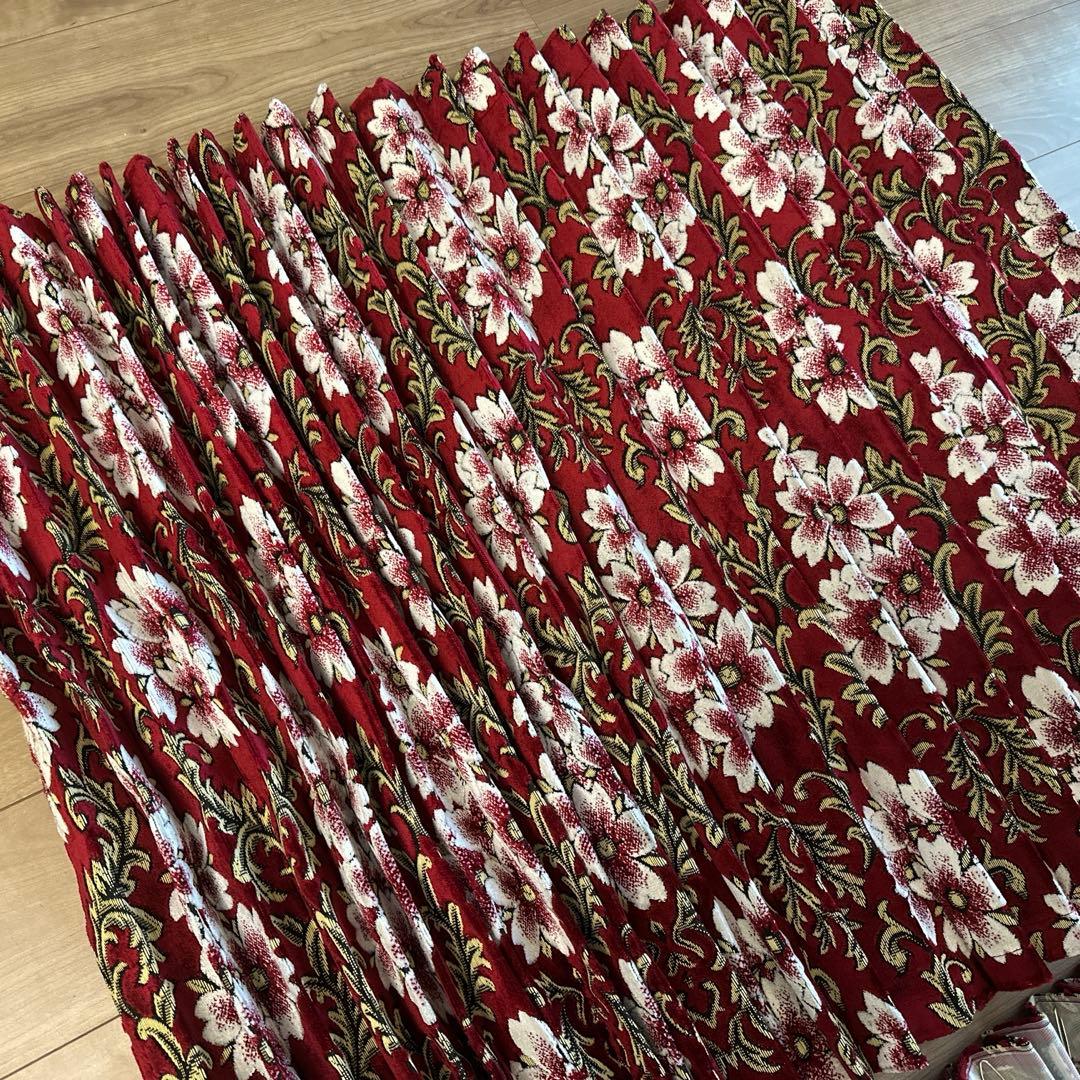 【金華山 桜 レッド】 仮眠カーテン