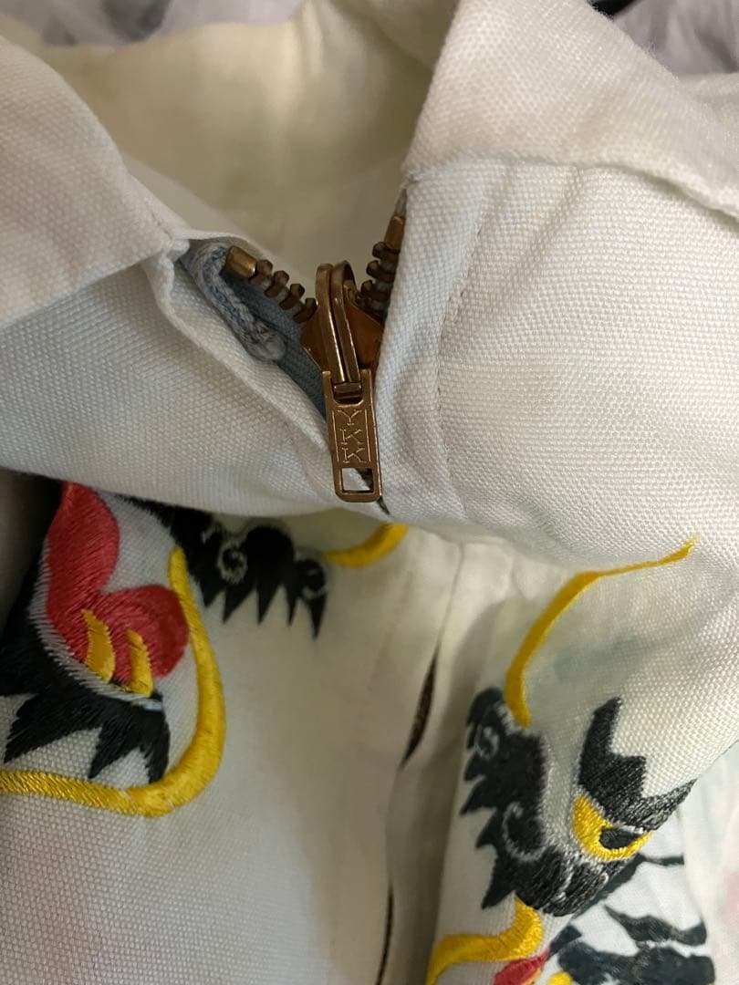 vintage 50s 60s スーベニアジャケット 　舞妓 五重塔 スカジャン