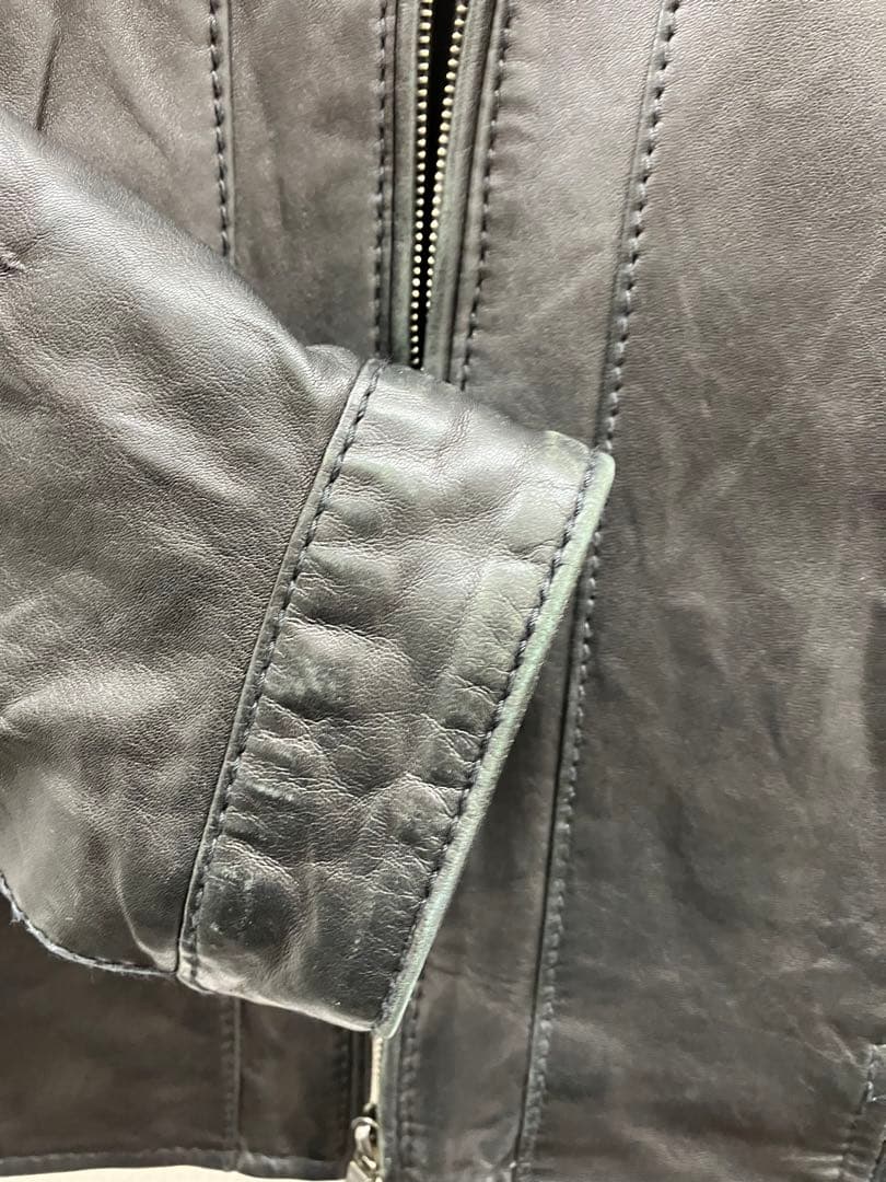 べ*け様 ボス HUGO BOSS レザー ジャケット サイズ M~L相当