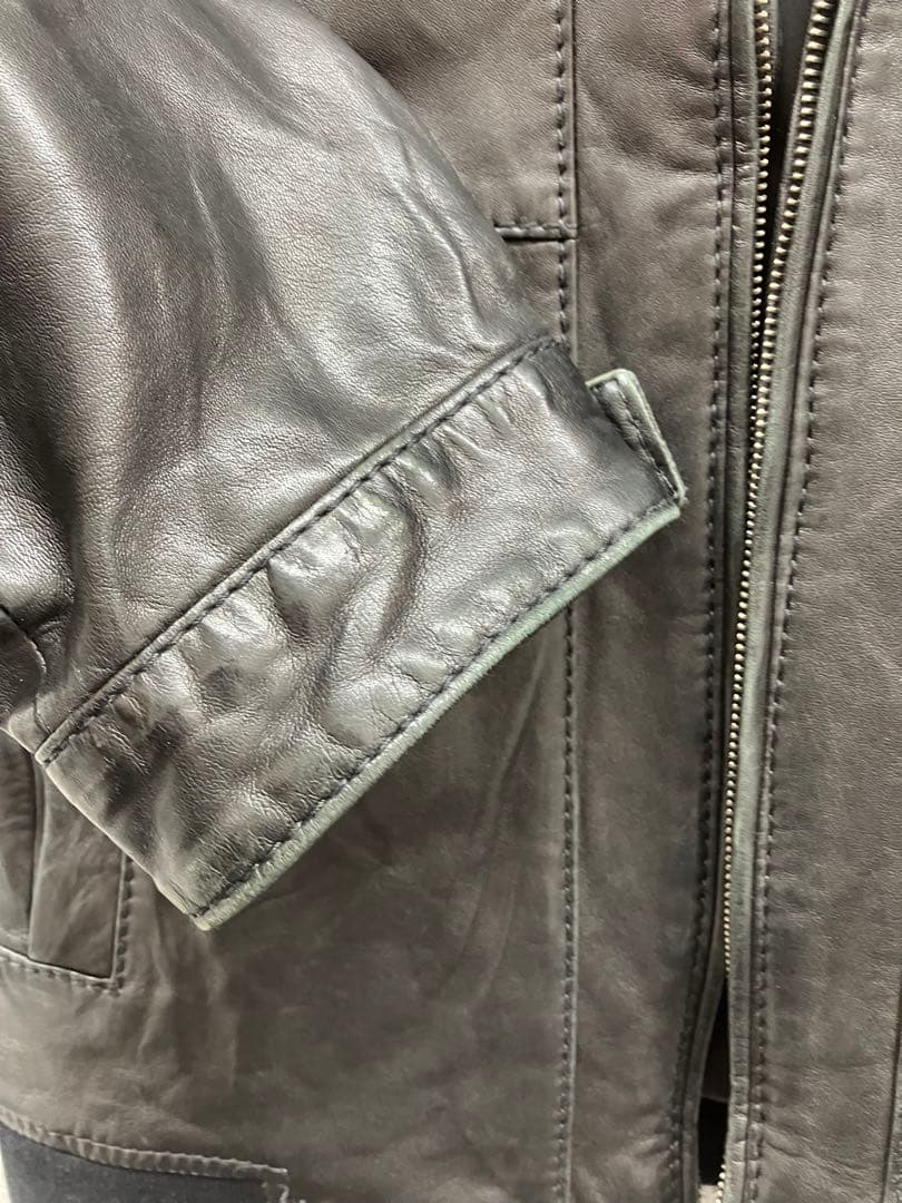 べ*け様 ボス HUGO BOSS レザー ジャケット サイズ M~L相当