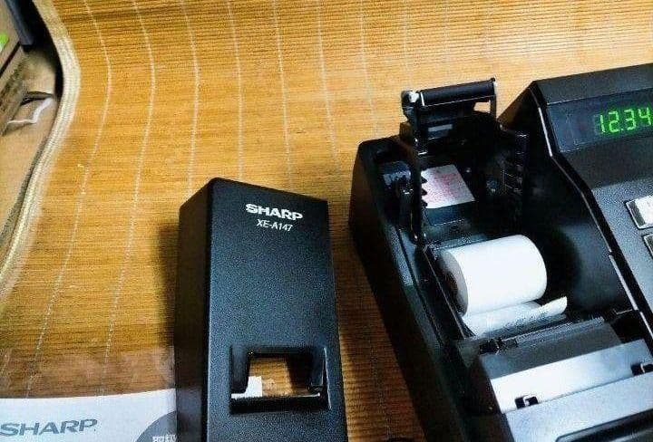 シャープレジスター　XE-A147　PC連携売上管理フル設定無料　030006