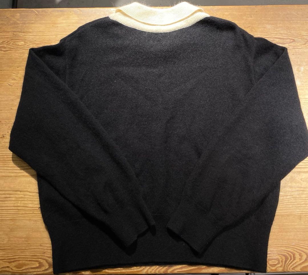 mizuiroind ハイゲージ襟付きプルオーバー