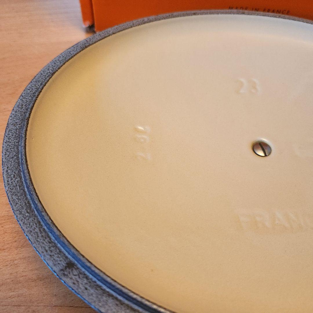 【廃盤】LE CREUSET　ココット オーバル　 23cm 　カリビアンブルー