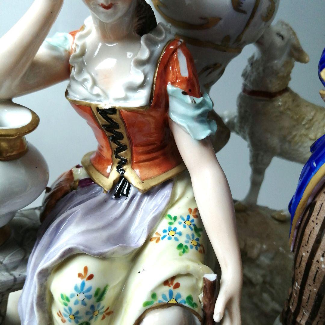 ジッツェンドルファ シッツェンドルフ　フィギュリン人形　ジッツェンドルフ　ドイツ