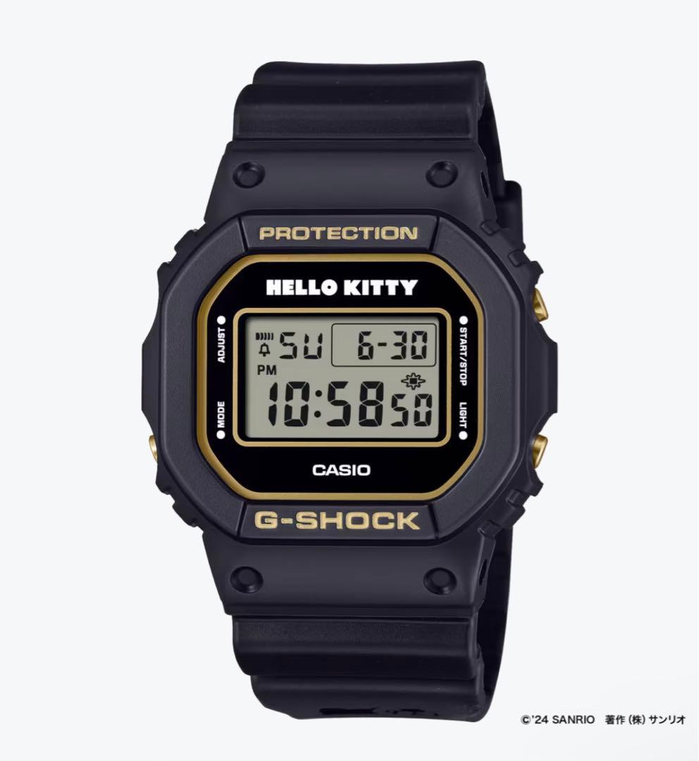 CASIO G-SHOCK x HELLO KITTY デジタル腕時計