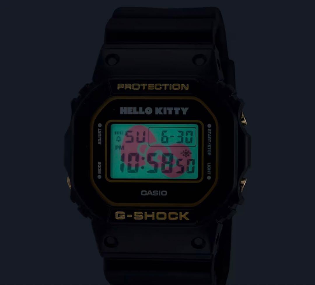 CASIO G-SHOCK x HELLO KITTY デジタル腕時計