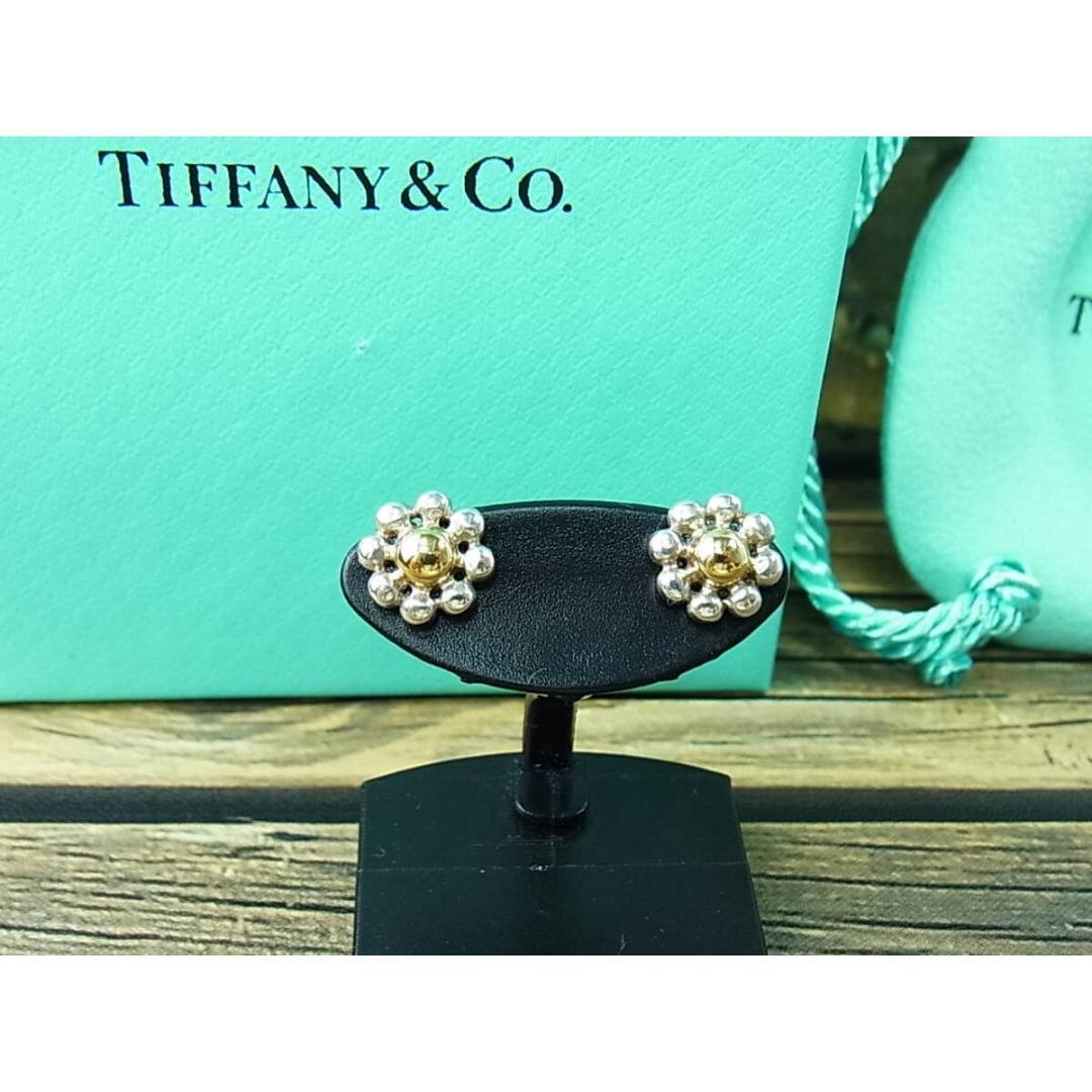 ◎正規美品ティファニー ジョリービーズ フラワー コンビ SV925ｘK18