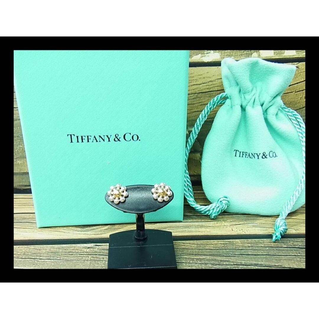 ◎正規美品ティファニー ジョリービーズ フラワー コンビ SV925ｘK18