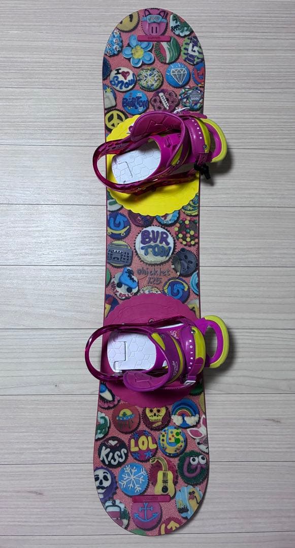 BURTON CHICKLET チクレット 125cm 2点セット キッズ 板