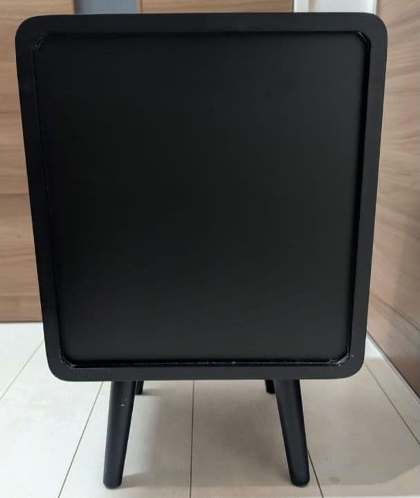 art of black ラタン キャビネット サイドテーブル 4本脚 無垢材