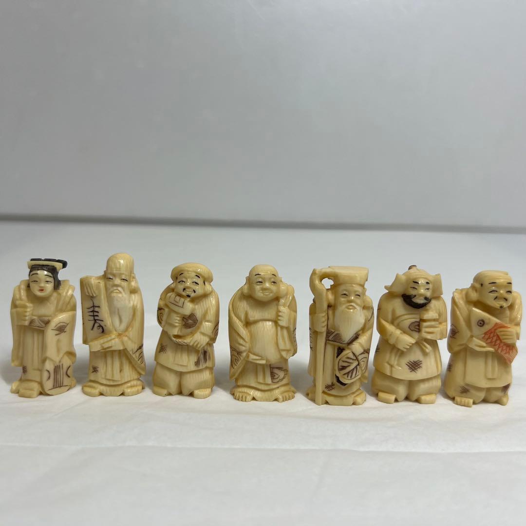 極上　七福神　共箱　75g 東K8-0111☆2F タサチ