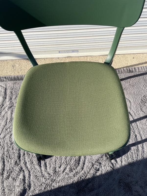 ②【美品】オカムラ　8124RL FPE8　5脚セット　座パッド・キャスター付