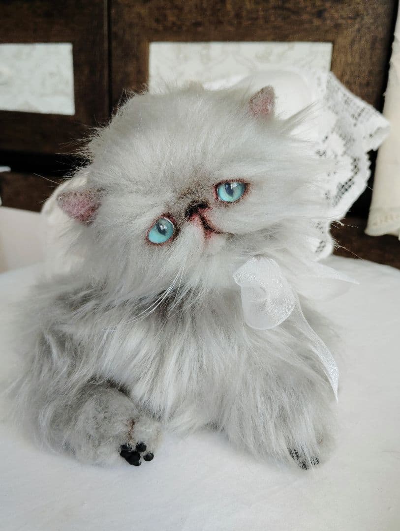 エキゾチックロングヘア♡子猫ちゃん♡アートドール♡ぬいぐるみ♡