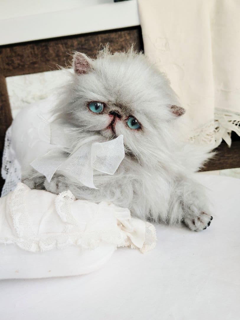 エキゾチックロングヘア♡子猫ちゃん♡アートドール♡ぬいぐるみ♡