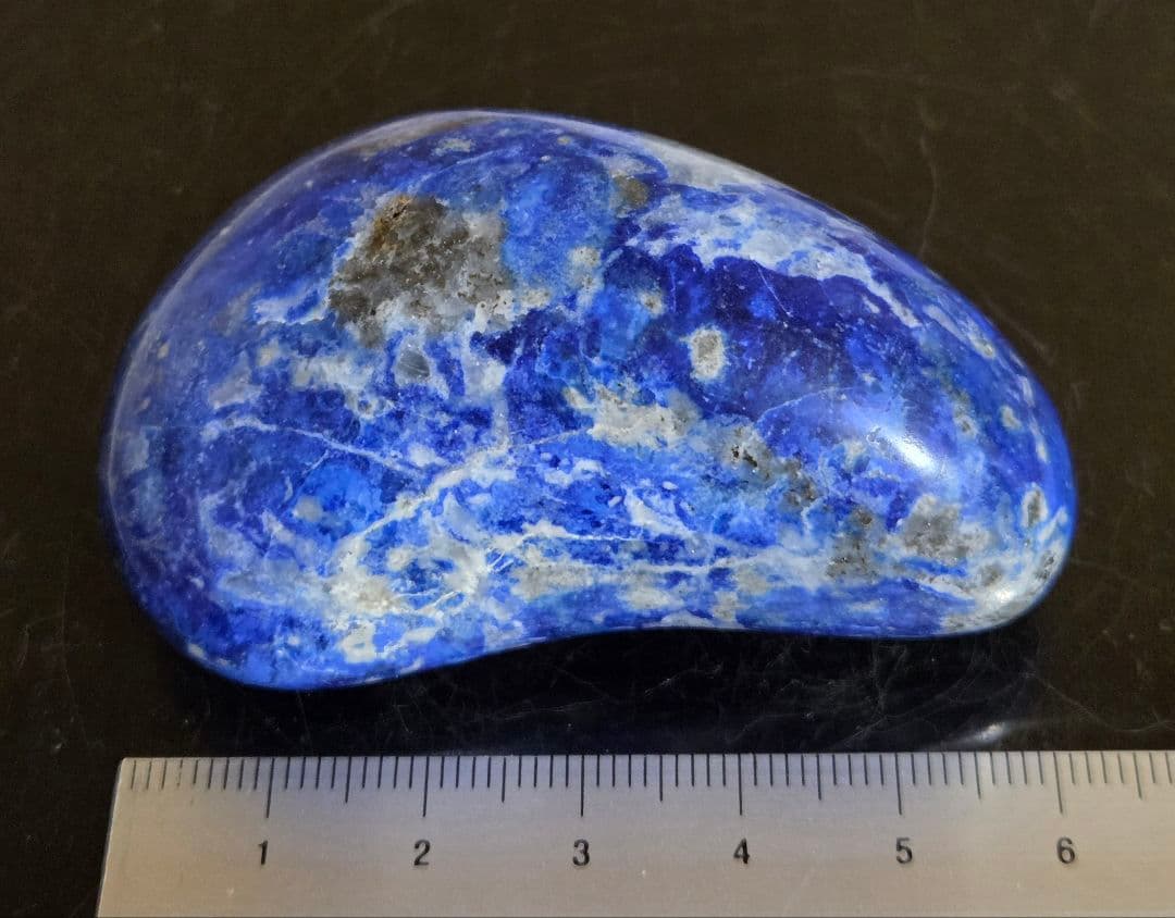ラピスラズリ　瑠璃　92g　W60×D38×H28mm