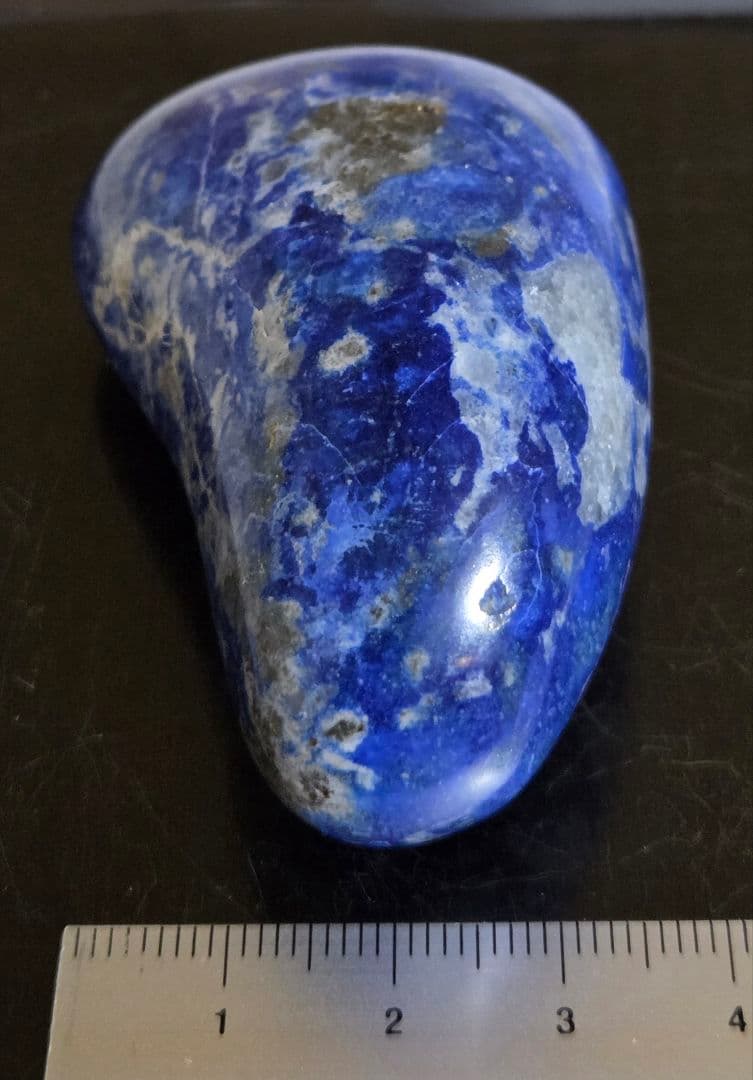 ラピスラズリ　瑠璃　92g　W60×D38×H28mm