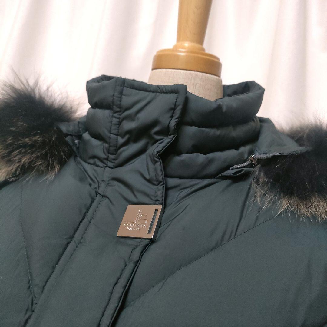 【美品】ジャンルイシェレル ファー付き ダウンコート