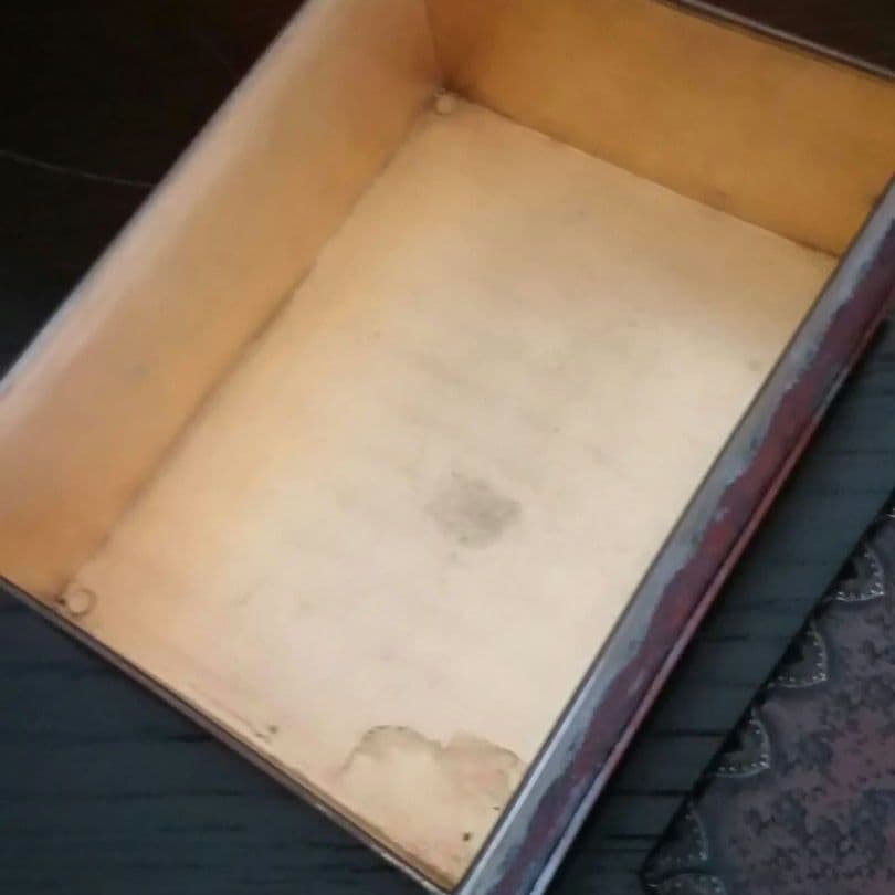 逸品　緋銅　毛織式　蓋物　小物入れ　松栄堂　明治金工　和骨董　骨董　アンティーク