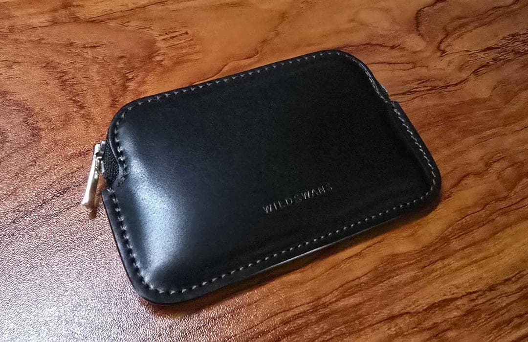 小物 WILDSWANS SHELL CORDOVAN / MINAS BLACK