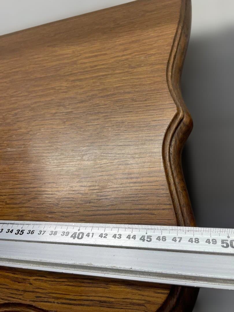 オーク材 3段引き出しナイトスタンド