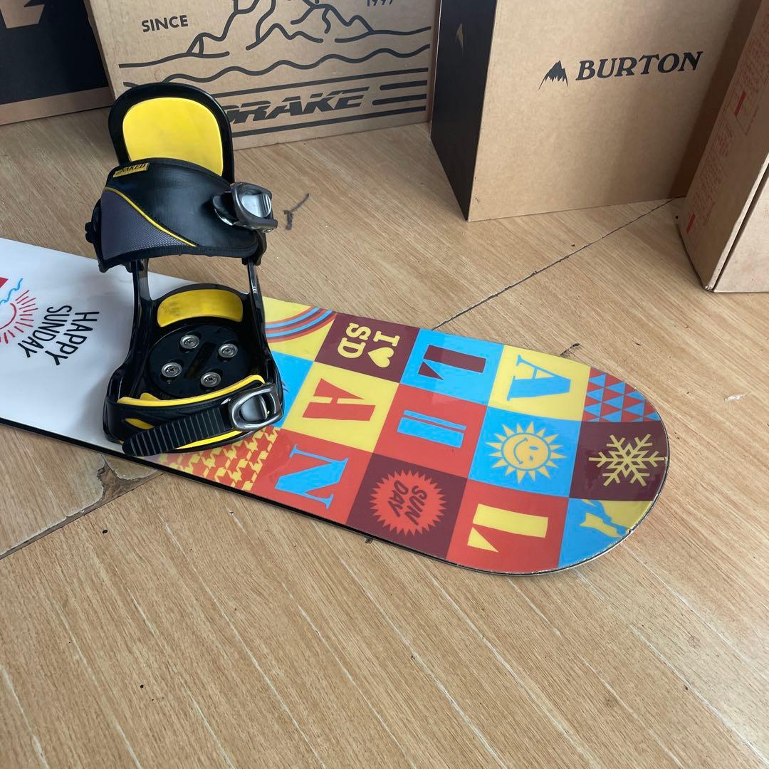 ALLIAN×NAKID　アライアン　バインディング付スノーボードセット